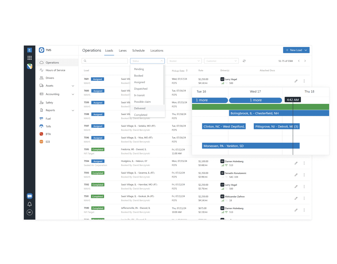 Loading Management's Software Trucking Hub - TMS Trucking Software and Compliance Solutions